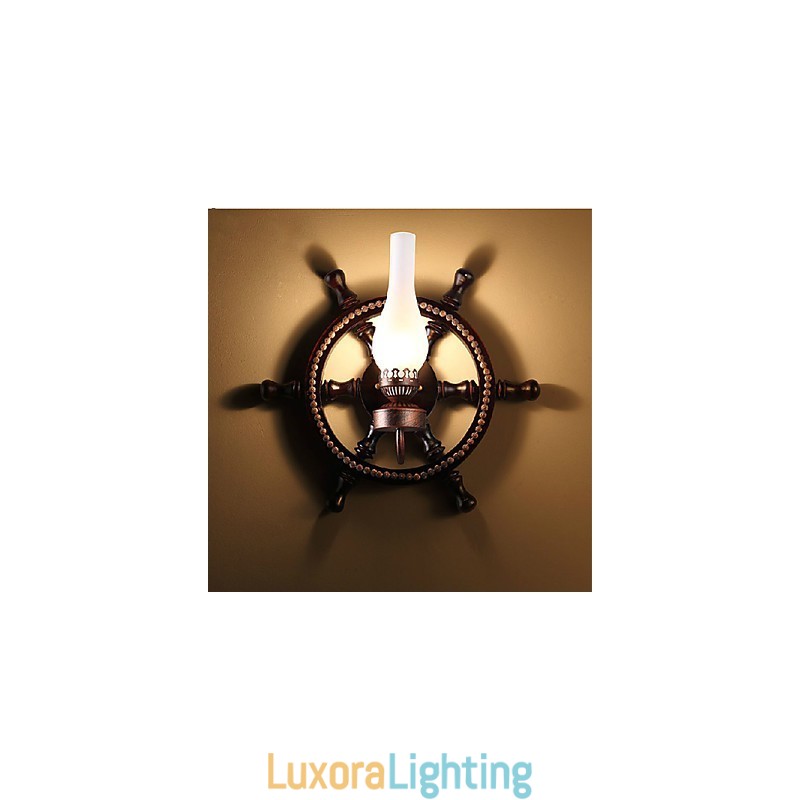 Designer Touch Decorative Wall Lamp One Light and Glass