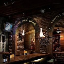 Designer Touch Decorative Wall Lamp One Light and Glass