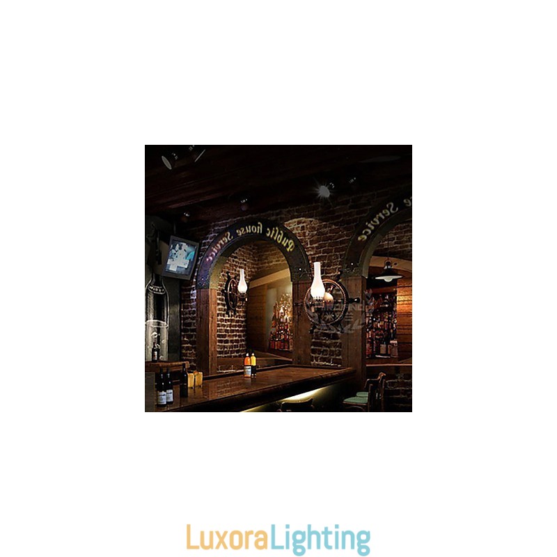 Designer Touch Decorative Wall Lamp One Light and Glass