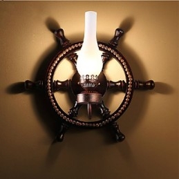 Designer Touch Decorative Wall Lamp One Light and Glass