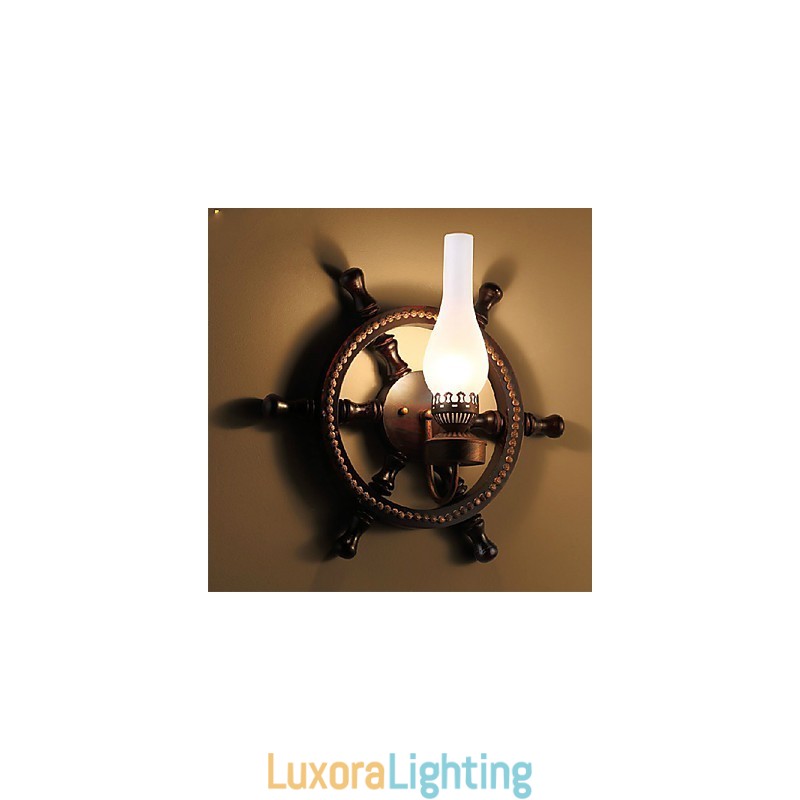 Designer Touch Decorative Wall Lamp One Light and Glass