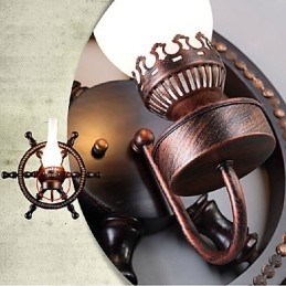 Designer Touch Decorative Wall Lamp One Light and Glass