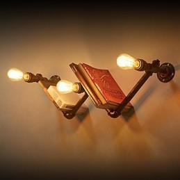 Designer Touch Decorative Retro Metal Bedsides Wall Sconce Village Pastoral Living Room Wall Lights Dining Room Wall Lamp