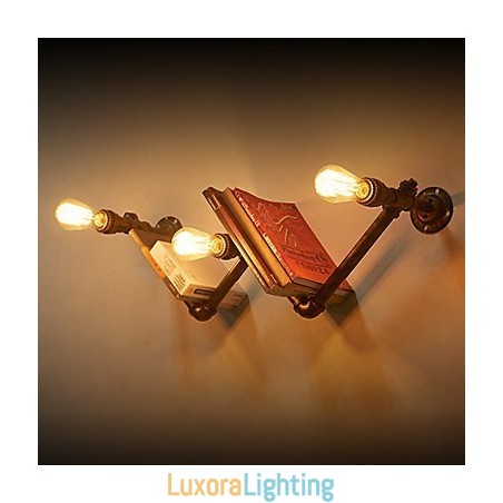 Designer Touch Decorative Retro Metal Bedsides Wall Sconce Village Pastoral Living Room Wall Lights Dining Room Wall Lamp