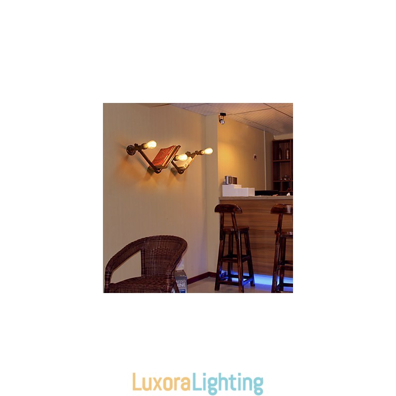 Designer Touch Decorative Retro Metal Bedsides Wall Sconce Village Pastoral Living Room Wall Lights Dining Room Wall Lamp