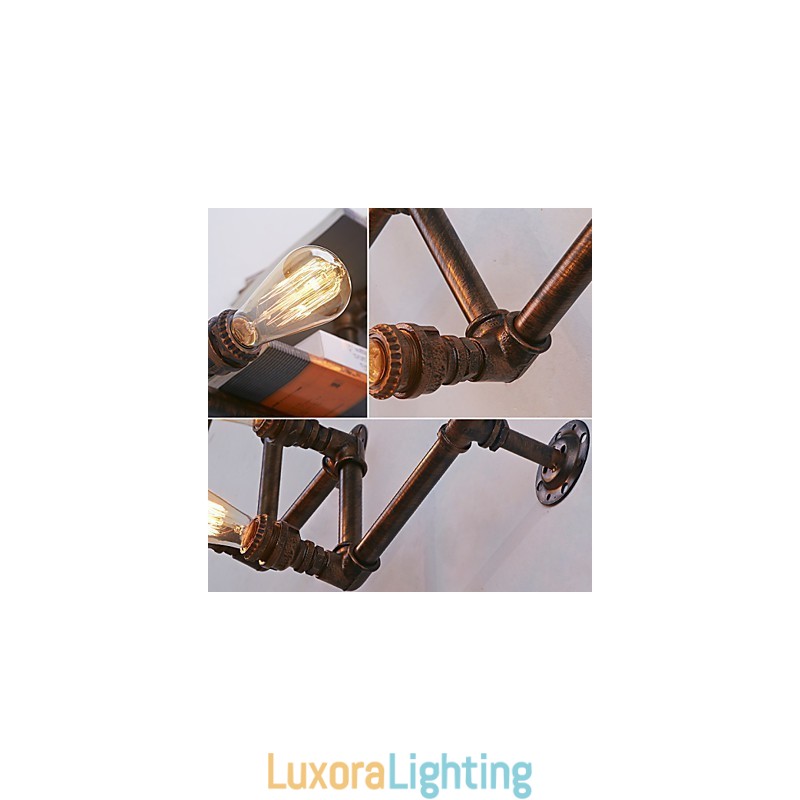 Designer Touch Decorative Retro Metal Bedsides Wall Sconce Village Pastoral Living Room Wall Lights Dining Room Wall Lamp