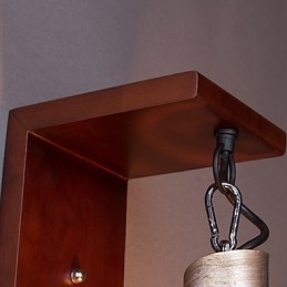 Designer Touch Decorative Antique Wood Wall Sconces 1 Light