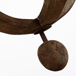 Designer Touch Decorative Mini Style Wall Sconces Rustic Lodge Wood Bamboo