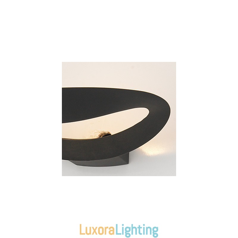 Designer Touch Decorative Artistic Wall Light with 1 Light in Black & White