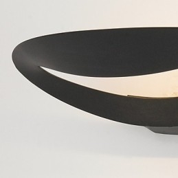 Designer Touch Decorative Artistic Wall Light with 1 Light in Black & White