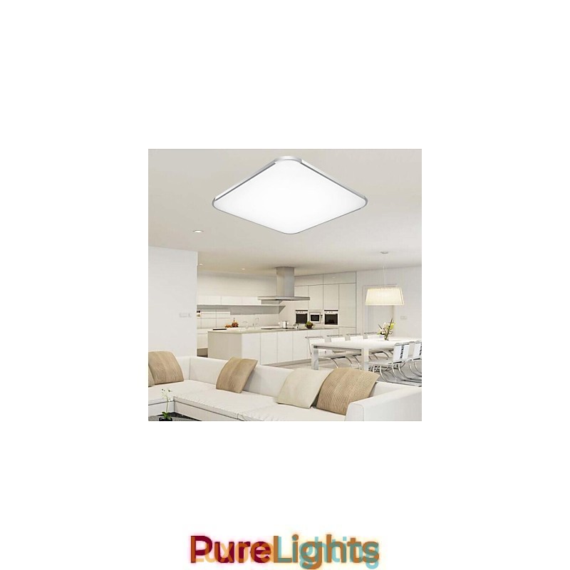 Designer Touch Decorative Modern Contemporary Electroplated Metal Flush Mount Garage