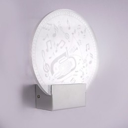 Designer Touch Decorative Acrylic Wall Lamp PVC Lamp Light Modern Contemporary Metal