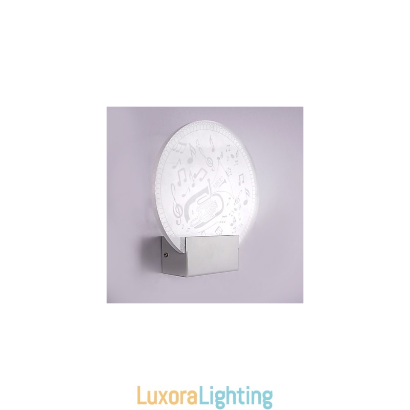 Designer Touch Decorative Acrylic Wall Lamp PVC Lamp Light Modern Contemporary Metal