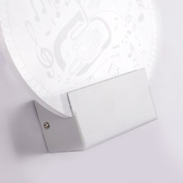 Designer Touch Decorative Acrylic Wall Lamp PVC Lamp Light Modern Contemporary Metal