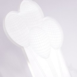 Designer Touch Decorative Acrylic Wall Lamp PVC Lamp Light Modern Contemporary Metal