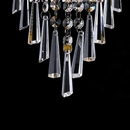 Designer Touch Decorative Classy Crystal Wall Light with 1 Light