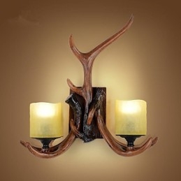 Designer Touch Decorative Wall Sconces Mini Style Traditional Classic Resin