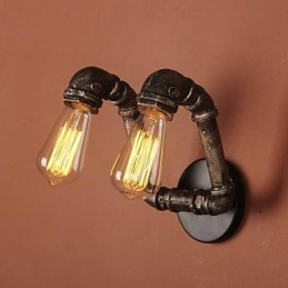 Designer Touch Decorative Mini Style Wall Sconces Rustic Lodge Metal