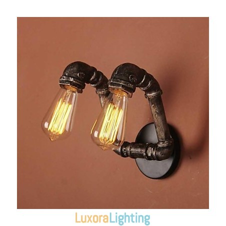Designer Touch Decorative Mini Style Wall Sconces Rustic Lodge Metal