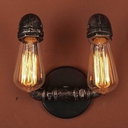 Designer Touch Decorative Mini Style Wall Sconces Rustic Lodge Metal