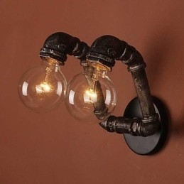 Designer Touch Decorative Mini Style Wall Sconces Rustic Lodge Metal