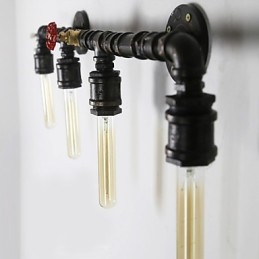 Designer Touch Decorative Mini Style Wall Sconces Rustic Lodge Metal