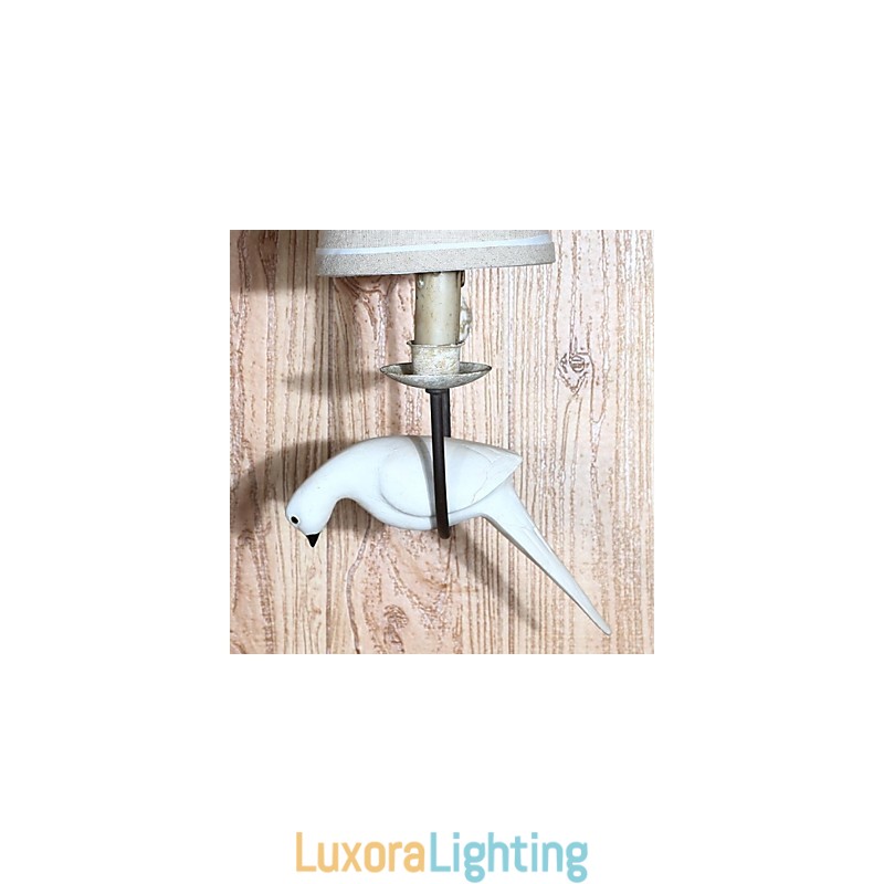 Designer Touch Decorative Mini Style Wall Sconces Country Wood Bamboo