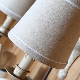 Designer Touch Decorative Mini Style Wall Sconces Country Wood Bamboo