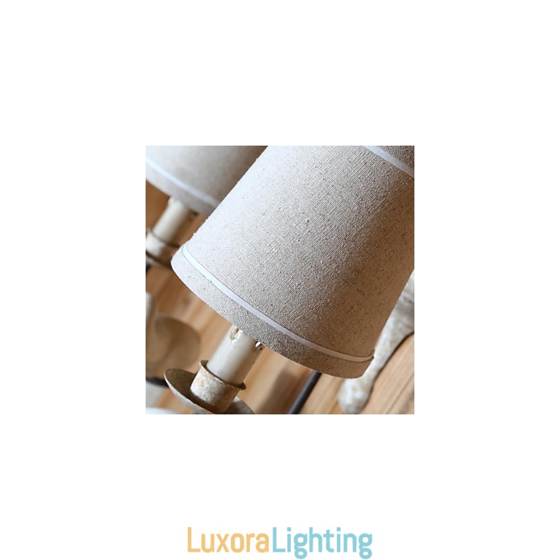 Designer Touch Decorative Mini Style Wall Sconces Country Wood Bamboo