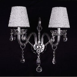 Designer Touch Decorative Crystal Wall Sconces Traditional Classic Glass