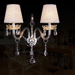 Designer Touch Decorative Crystal Wall Sconces Traditional Classic Glass