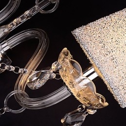 Designer Touch Decorative Crystal Wall Sconces Traditional Classic Glass