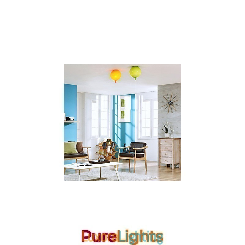 Designer Touch Decorative Flush Mount Modern Contemporary Globe Metal