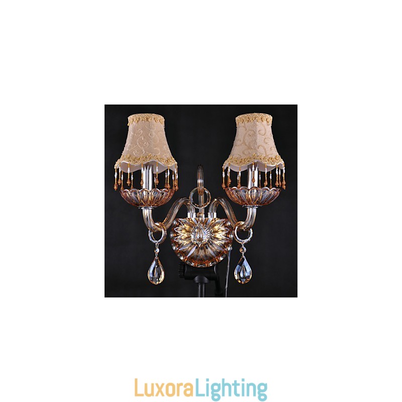 Designer Touch Decorative Mini Wall Lights Modern Silver Chrome Metal