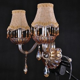 Designer Touch Decorative Mini Wall Lights Modern Silver Chrome Metal