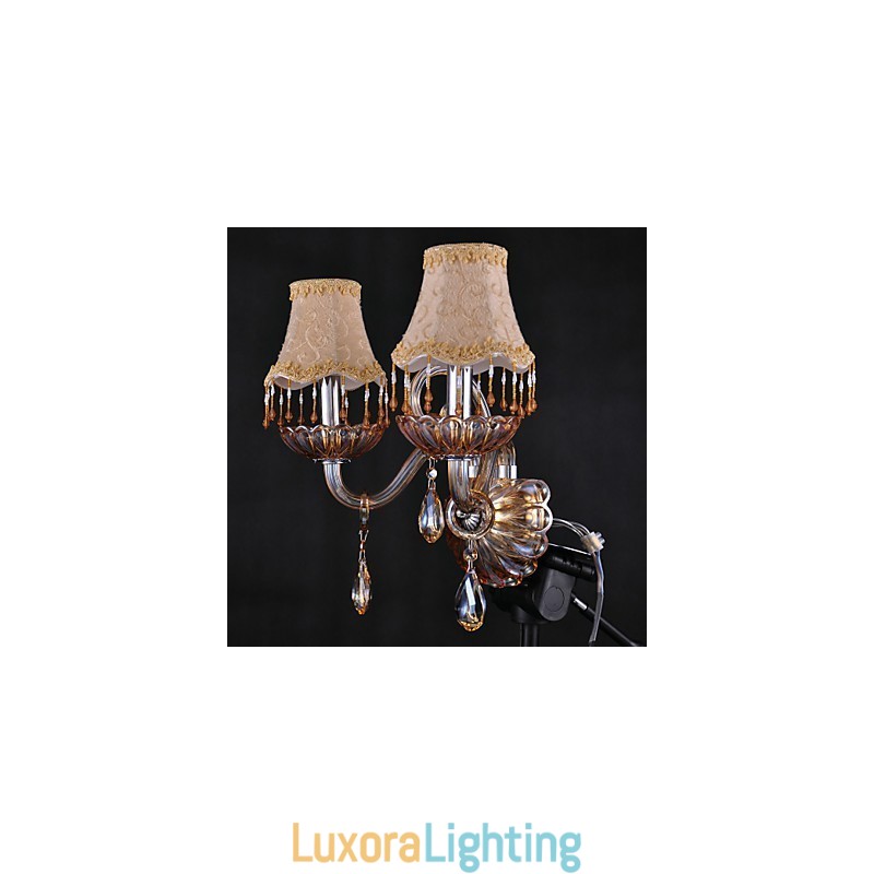 Designer Touch Decorative Mini Wall Lights Modern Silver Chrome Metal