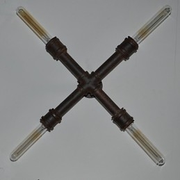 Designer Touch Decorative Industrial retro pipe wall