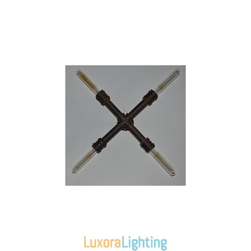 Designer Touch Decorative Industrial retro pipe wall