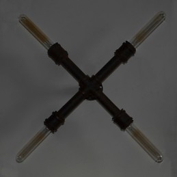 Designer Touch Decorative Industrial retro pipe wall