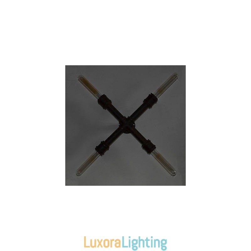 Designer Touch Decorative Industrial retro pipe wall