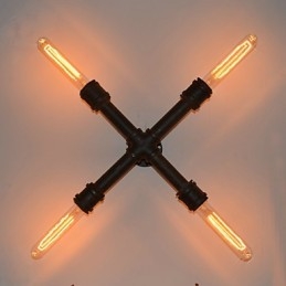 Designer Touch Decorative Industrial retro pipe wall