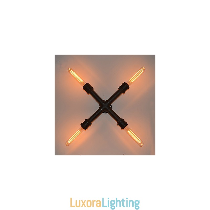 Designer Touch Decorative Industrial retro pipe wall