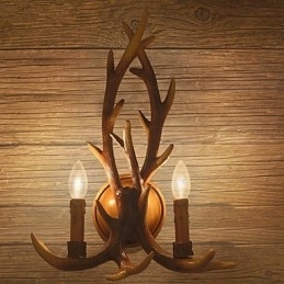 Designer Touch Decorative Wall Sconces Mini Style Traditional Classic Resin