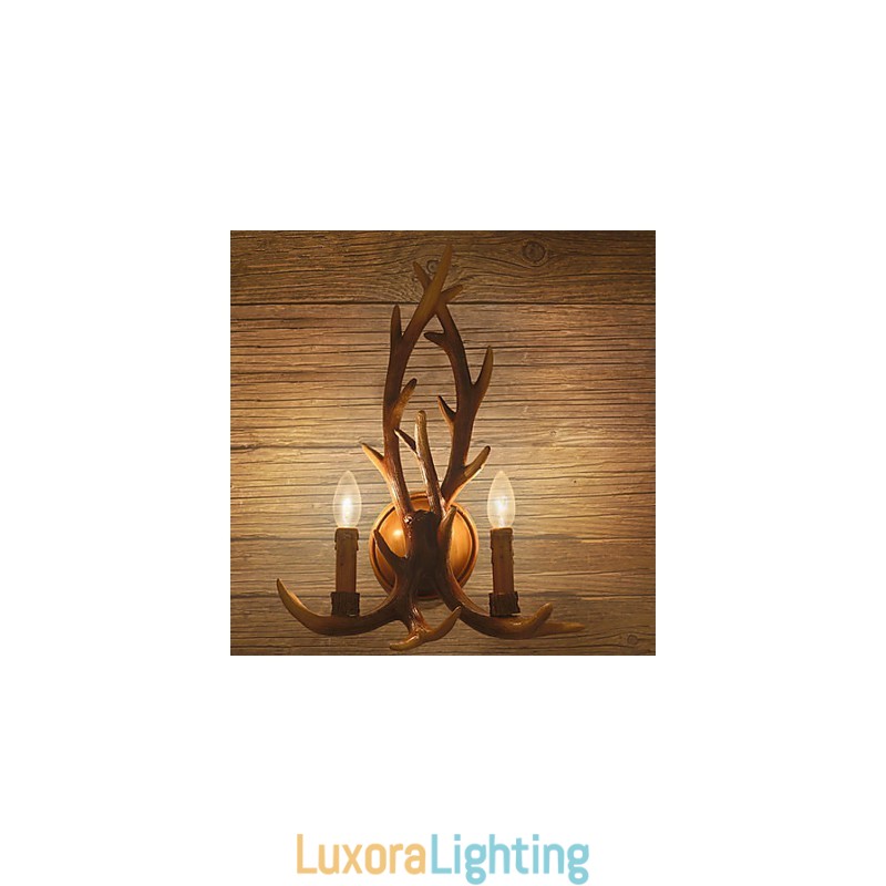 Designer Touch Decorative Wall Sconces Mini Style Traditional Classic Resin