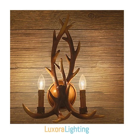 Designer Touch Decorative Wall Sconces Mini Style Traditional Classic Resin