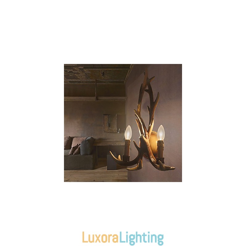 Designer Touch Decorative Wall Sconces Mini Style Traditional Classic Resin