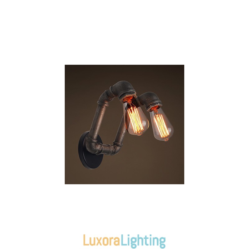 Designer Touch Decorative Retro Metal Wall Lamp For Coffee Shop