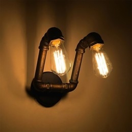 Designer Touch Decorative Retro Metal Wall Lamp For Coffee Shop