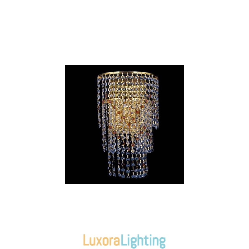 Designer Touch Decorative Crystal Wall Sconces Modern Contemporary Metal
