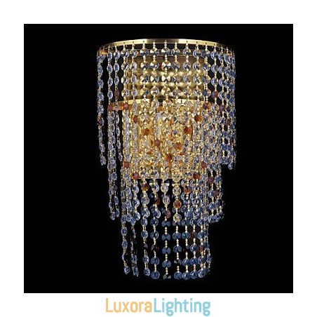 Designer Touch Decorative Crystal Wall Sconces Modern Contemporary Metal